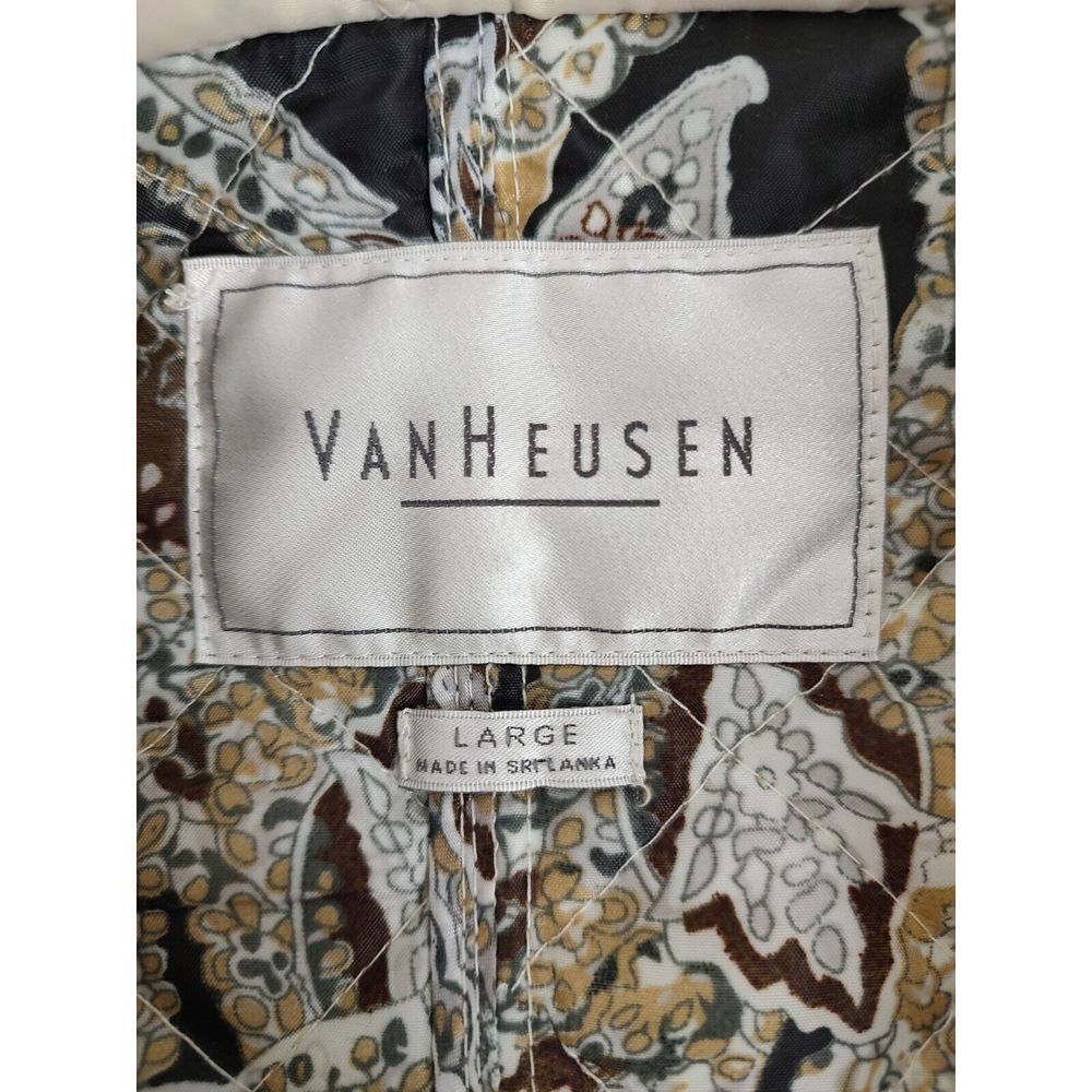 Vanheusen Jacket Classic Button Front Lightweight… - image 7
